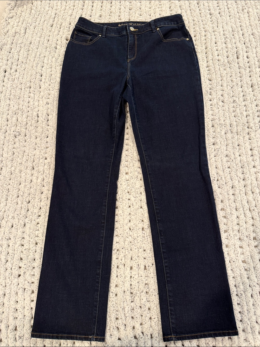 Chico’s So Slimming Slim Jean - Size 1.5R US 10R Dark Blue